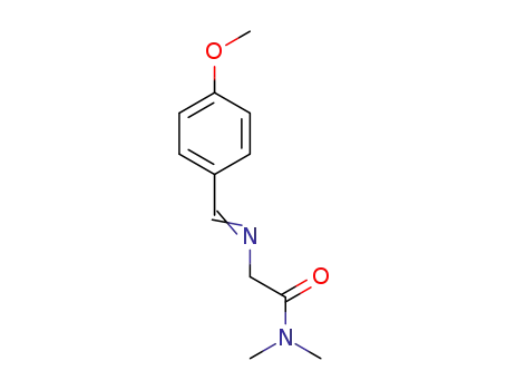 Molecular Structure of 1357917-80-6 (2-[(4-methoxybenzylidene)amino]-N,N-dimethylacetamide)