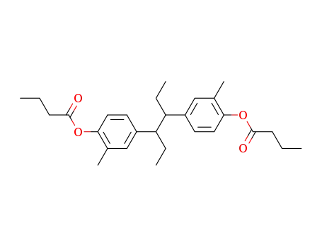 3,4-Hexanediylbis-2-methyl-4,1-phenylene dibutanoate