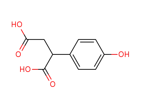 Molecular Structure of 23053-35-2 (2-(4'-hydroxyphenyl)butane-1,4-dioic acid)