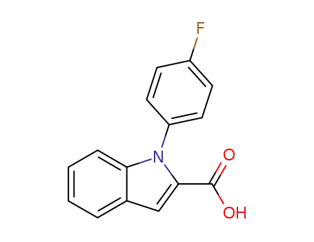 Molecular Structure of 139774-25-7 (4-fluorophenyl-1H-indole-2-carboxylic acid)