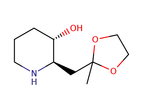 (2R,3S)-2-[(2-methyl-1,3-dioxolan-2-yl)methyl]piperidin-3-ol