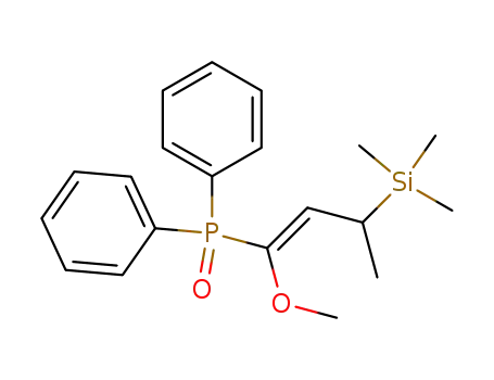 [(E)-3-(Diphenyl-phosphinoyl)-3-methoxy-1-methyl-allyl]-trimethyl-silane