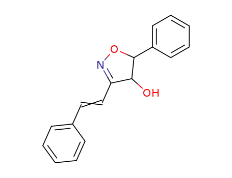 5-phenyl-3-styryl-4,5-dihydro-isoxazol-4-ol