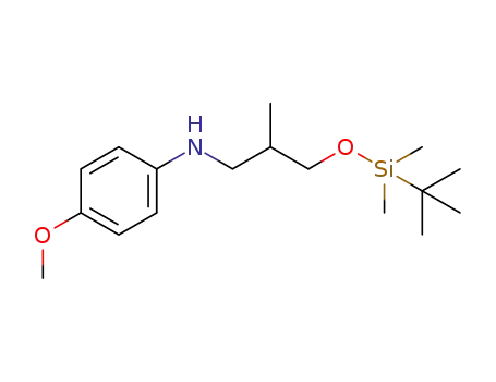 N-(3-((tert-butyldimethylsilyl)oxy)-2-methylpropyl)-4-methoxyaniline
