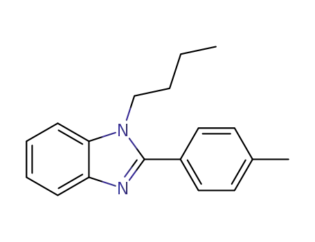 Molecular Structure of 872345-22-7 (1-butyl-2-(4-methylphenyl)benzimidazole)
