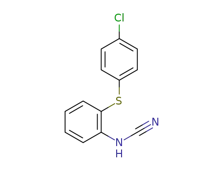 2-(4-chlorophenylthio)phenylcyanamide