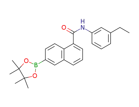 N-(3-ethylphenyl)-6-(4,4,5,5-tetramethyl-1,3,2-dioxaborolan-2-yl)-1-naphthalenecarboxamide