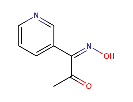 Molecular Structure of 65882-96-4 (1-hydroxyimino-1-(3-pyridyl)-2-propanone)