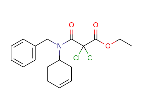 ethyl 3-[benzyl(cyclohex-3-en-1-yl)amino]-2,2-dichloro-3-oxopropanoate