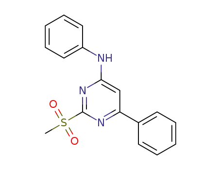 2-(methylsulfonyl)-N,6-diphenylpyrimidin-4-amine