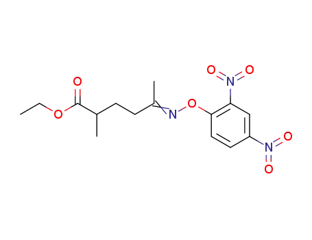 (±)-ethyl 5-(2,4-dinitrophenoxyimino)-2-methylhexanoate