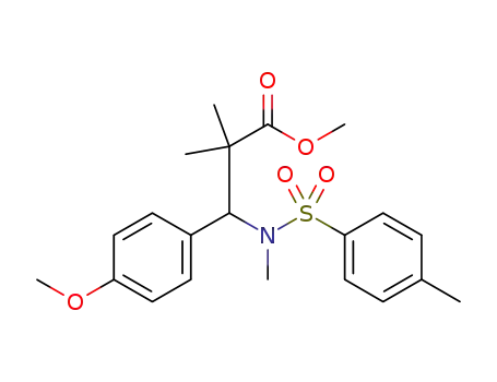 methyl 3-(N-methyl-N-tosylamino)-2,2-dimethyl-3-(p-methoxyphenyl)propionate