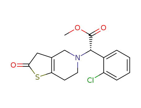 (AS)-A-(2-클로로페닐)-2,3,6,7-테트라히드로-2-옥소-티에노[3,2-C]피리딘-5(4H)-아세트산 메틸 에스테르