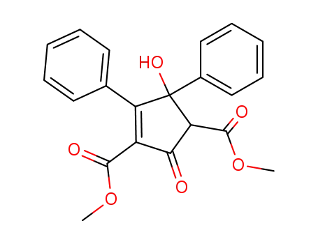 3-Cyclopentene-1,3-dicarboxylic acid, 5-hydroxy-2-oxo-4,5-diphenyl-,
dimethyl ester