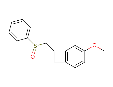 5-methoxybenzocyclobut-1-enylmethyl phenyl sulphoxide