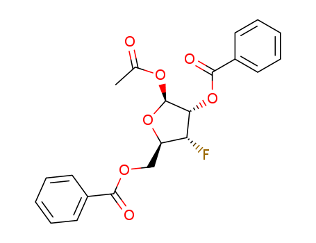 3-Deoxy-3-fluoro-beta-D-ribofuranose 1-acetate 2,5-dibenzoate
