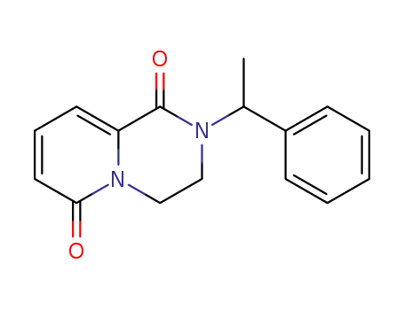2-(1-phenylethyl)-3,4-dihydro-1H-pyrido[1,2-a]pyrazine-1,6(2H)-dione