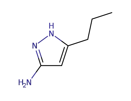 Molecular Structure of 56367-26-1 (5-BUTYL-1(2)H-PYRAZOL-3-YLAMINE)
