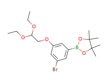 2-(3-bromo-5-(2,2-diethoxyethoxy)phenyl)-4,4,5,5-tetramethyl-1,3,2-dioxaborolane