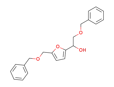 2-benzyloxymethyl-5-(2-benzyloxy-1-hydroxyethyl)furan