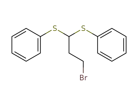 Molecular Structure of 89593-90-8 (Benzene, 1,1'-[(3-bromopropylidene)bis(thio)]bis-)