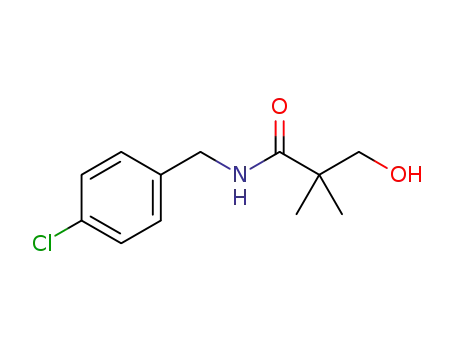 N-(4-chlorobenzyl)-3-hydroxy-2,2-dimethylpropanamide