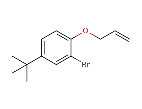 Molecular Structure of 872195-32-9 (1-(allyloxy)-2-bromo-4-(tert-butyl)benzene)