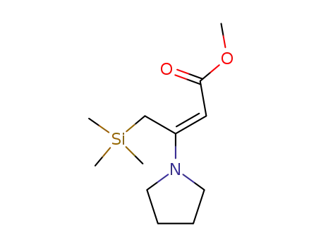 methyl 4-(trimethylsilyl)-3-pyrrolidinocrotonate