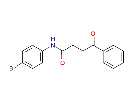 Molecular Structure of 6621-86-9 (N-(4-bromophenyl)-4-oxo-4-phenylbutanamide)