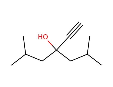 Molecular Structure of 10562-68-2 (4-ETHYNYL-2,6-DIMETHYL-4-HEPTANOL)