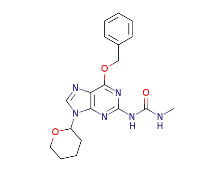 1-[6-(benzyloxy)-9-(tetrahydro-2H-pyran-2-yl)-9H-purin-2-yl]-3-methylurea