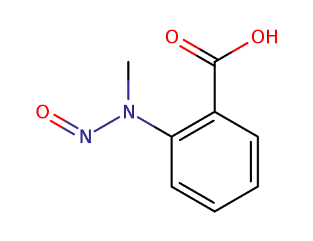 Molecular Structure of 16524-19-9 (<i>N</i>-methyl-<i>N</i>-nitroso-anthranilic acid)