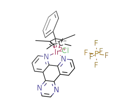 [(η5-C5Me4C6H5)lr(dpq)Cl]PF6