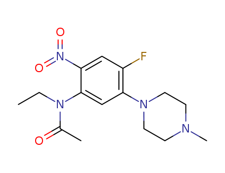 Acetamide,  N-ethyl-N-[4-fluoro-5-(4-methyl-1-piperazinyl)-2-nitrophenyl]-