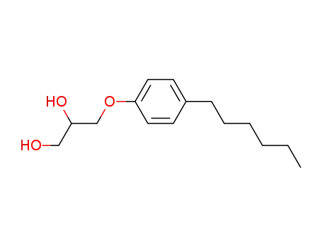 Molecular Structure of 72045-01-3 (3-(4-n-hexylphenoxy)-propane-1,2-diol)