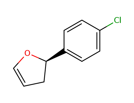 Furan, 2-(4-chlorophenyl)-2,3-dihydro-, (R)-