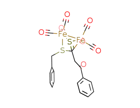 Fe<sub>2</sub>(CO)<sub>6</sub>(μ-(PhCOCH<sub>2</sub>)C(S)SCH<sub>2</sub>Ph)