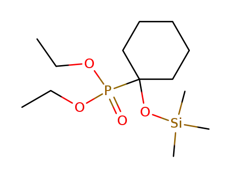 diethyl 1-(trimethylsiloxy)-1-cyclohexylphosphonate