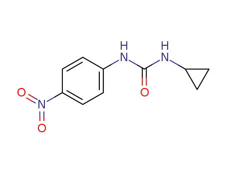 Molecular Structure of 64393-30-2 (Urea, N-cyclopropyl-N'-(4-nitrophenyl)-)