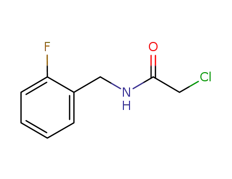 Molecular Structure of 895367-63-2 (2-CHLORO-N-(2-FLUOROBENZYL)ACETAMIDE)