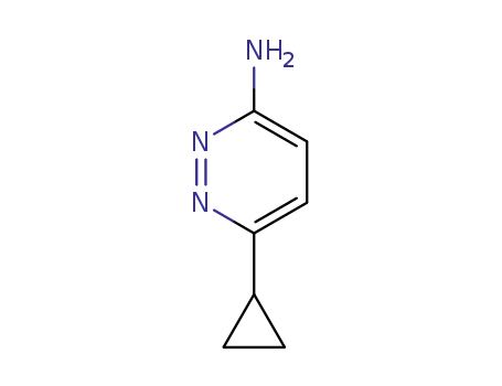 Molecular Structure of 1159814-07-9 (6-cyclopropylpyridazin-3-amine)