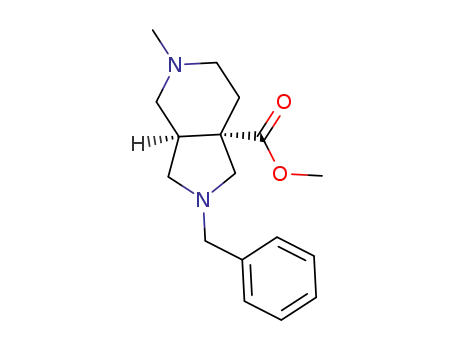 methyl-2-benzyl-5-methyloctahydro-7aH-pyrrolo[3,4-c]pyridine-7a-carboxylate