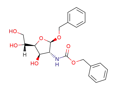 benzyl 2-(benzyloxycarbonyl)amino-2-deoxy-β-D-glucofuranoside