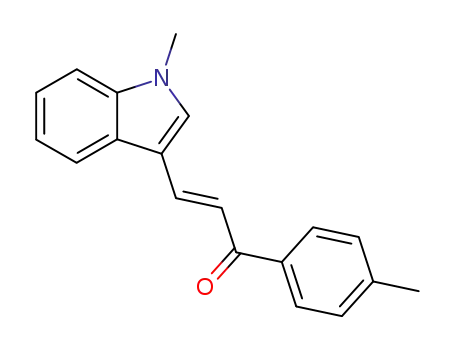 (E)-3-(1-methyl-1H-indol-3-yl)-1-(p-tolyl)prop-2-en-1-one