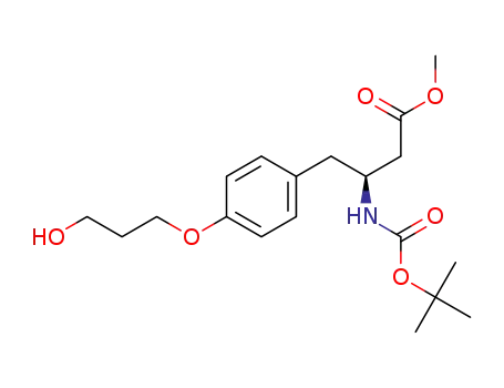 (S)-methyl 3-((tert-butoxycarbonyl)amino)-4-(4-(3-hydroxypropoxy)phenyl)butanoate