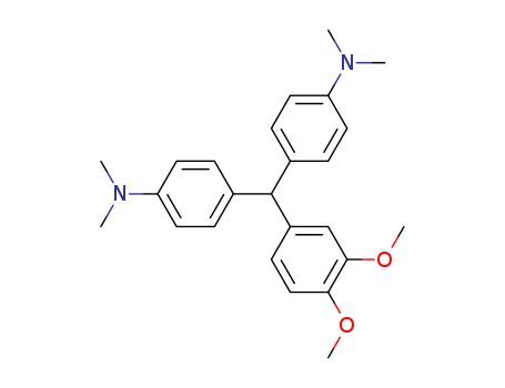 Benzenamine,4,4'-[(3,4-dimethoxyphenyl)methylene]bis[N,N-dimethyl- cas  7355-20-6