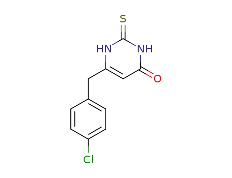 6-(4-chloro-benzyl)-2-thioxo-2,3-dihydro-1<i>H</i>-pyrimidin-4-one