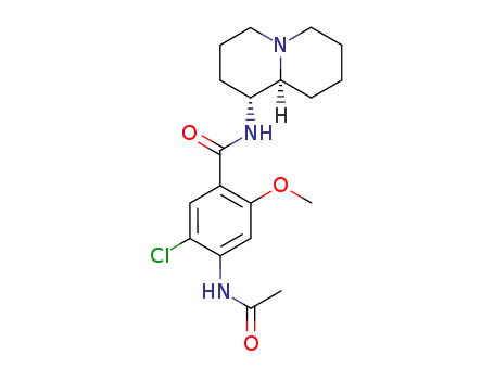 4-Acetylamino-5-chloro-2-methoxy-N-(1R,9aS)-octahydro-quinolizin-1-yl-benzamide