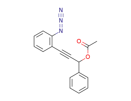 3-(2-azidophenyl)-1-phenylprop-2-yn-1-yl acetate