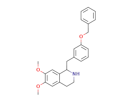 1-(3-benzyloxybenzyl)-6,7-dimethoxy-1,2,3,4-tetrahydroisoquinoline
